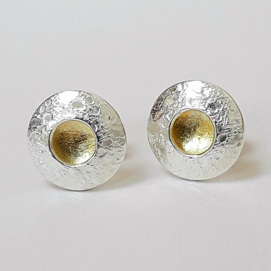 Sphere Earrings by Andrea Roberts at The Avenue Gallery, a contemporary fine art gallery in Victoria, BC, Canada.