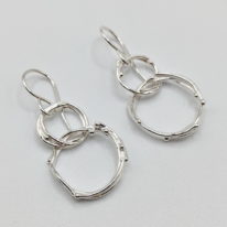 Hollow Boulders Earrings by A & R Jewellery at The Avenue Gallery, a contemporary fine art gallery in Victoria, BC, Canada.