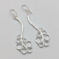 Pebbles on Branch Earrings by A & R Jewellery at The Avenue Gallery, a contemporary fine art gallery in Victoria, BC, Canada.