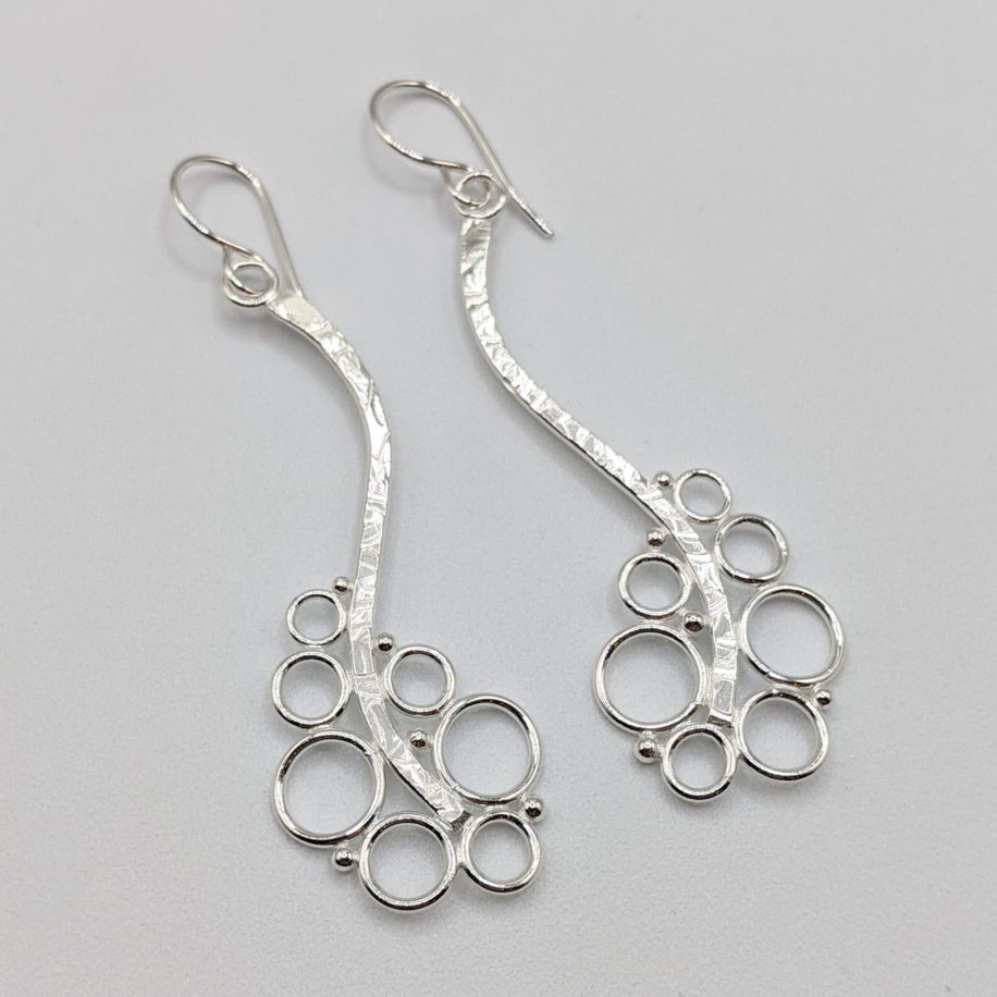 Pebbles on Branch Earrings by A & R Jewellery at The Avenue Gallery, a contemporary fine art gallery in Victoria, BC, Canada.