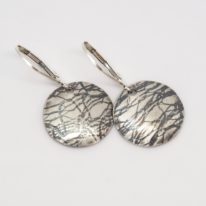 Water Reflection Earrings by ARTYRA Studio at The Avenue Gallery, a contemporary fine art gallery in Victoria, BC, Canada.