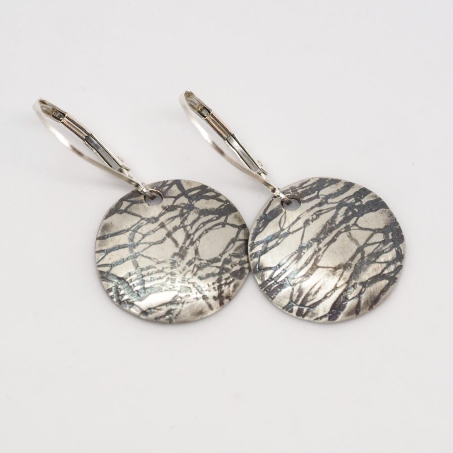 Water Reflection Earrings by ARTYRA Studio at The Avenue Gallery, a contemporary fine art gallery in Victoria, BC, Canada.