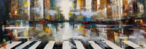 After The Rain I by Yared Nigussu at The Avenue Gallery, a contemporary fine art gallery in Victoria, BC, Canada.