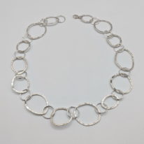 Textured Boulder Chain Necklace by A & R Jewellery at The Avenue Gallery, a contemporary fine art gallery in Victoria, BC, Canada.