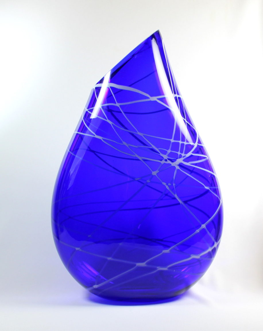 Cobalt with Pinstripe by Guy Hollington at The Avenue Gallery, a contemporary fine art gallery in Victoria, BC, Canada.