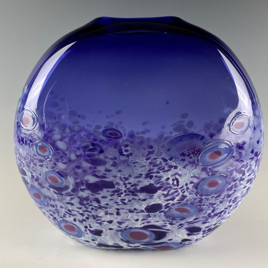 Smarty Vase (Royal Purple) by Lisa Samphire at The Avenue Gallery, a contemporary fine art gallery in Victoria, BC, Canada.