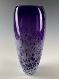 Lily Vase (Purple) by Lisa Samphire at The Avenue Gallery, a contemporary fine art gallery in Victoria, BC, Canada.