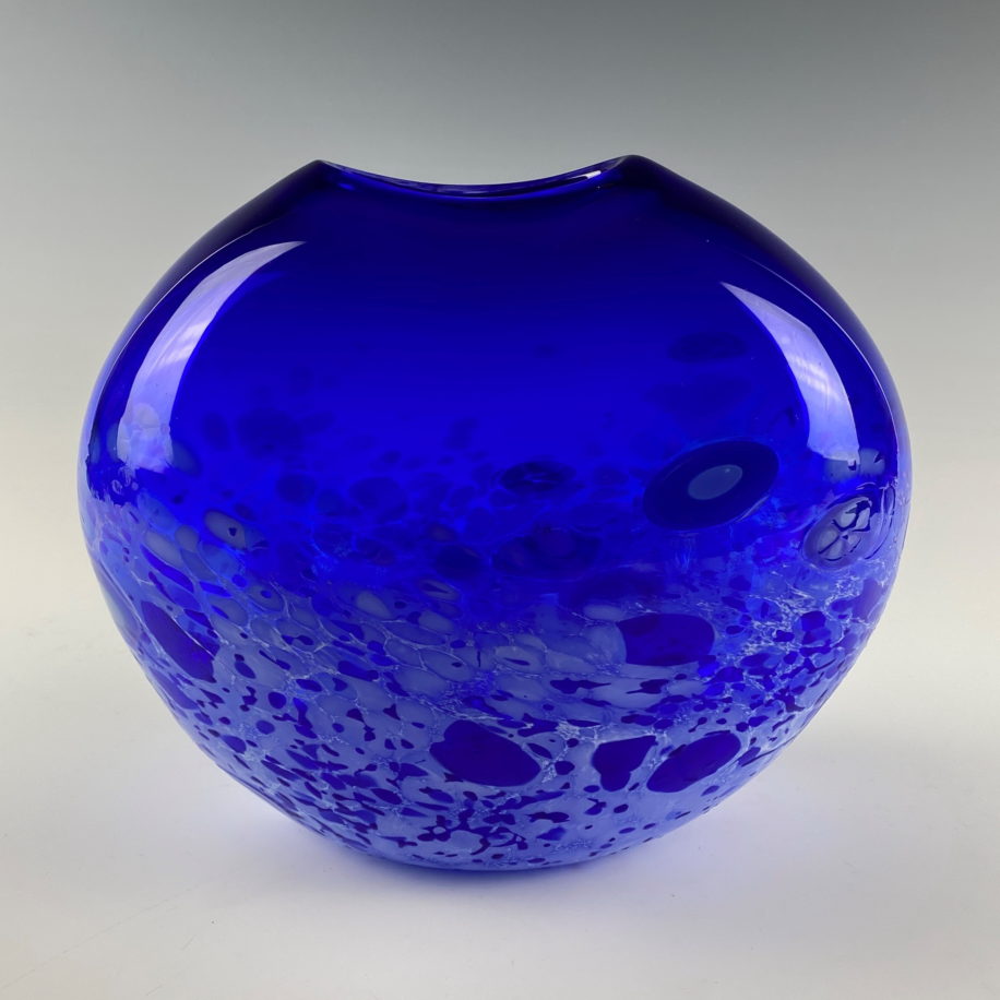 Tulip Vase (Cobalt Blue) by Lisa Samphire at The Avenue Gallery, a contemporary fine art gallery in Victoria, BC, Canada.