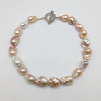 Baroque Pearl Necklace by Val Nunns at The Avenue Gallery, a contemporary fine art gallery in Victoria, BC, Canada