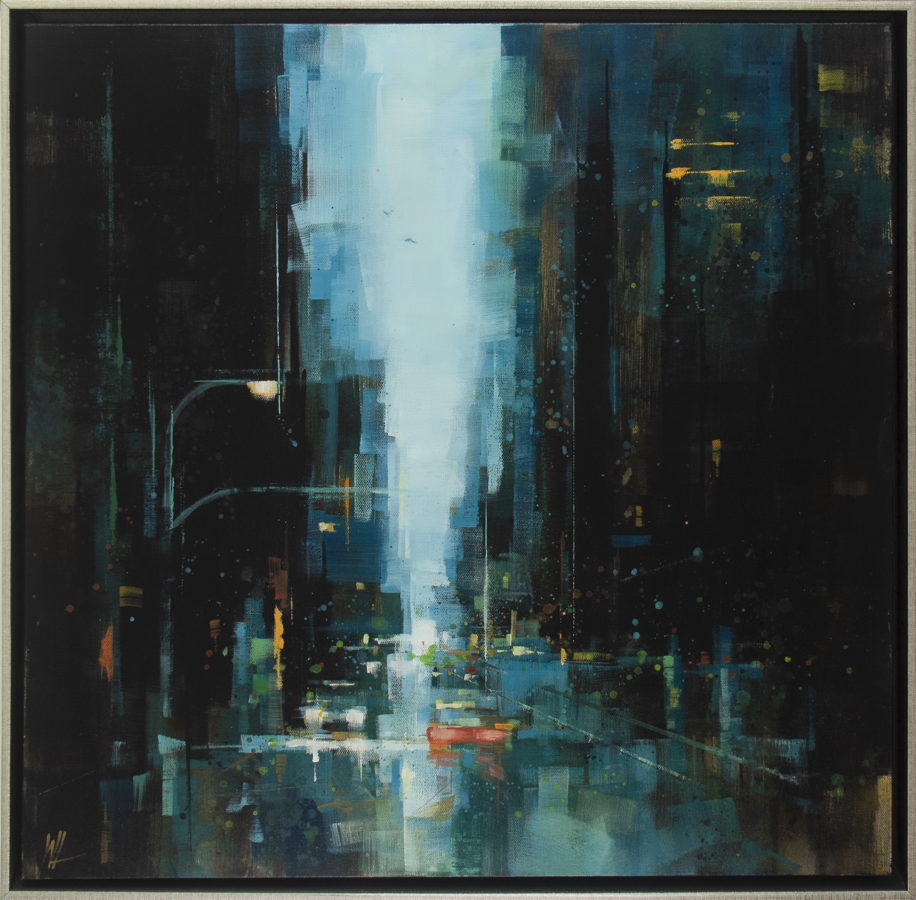 Blue Dusk by William Liao at The Avenue Gallery, a contemporary fine art gallery in Victoria, BC, Canada.