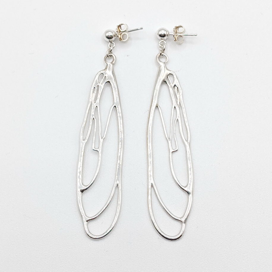 Dragonfly Earrings by Dorothée Rosen at The Avenue Gallery, a contemporary fine art gallery in Victoria, BC, Canada.