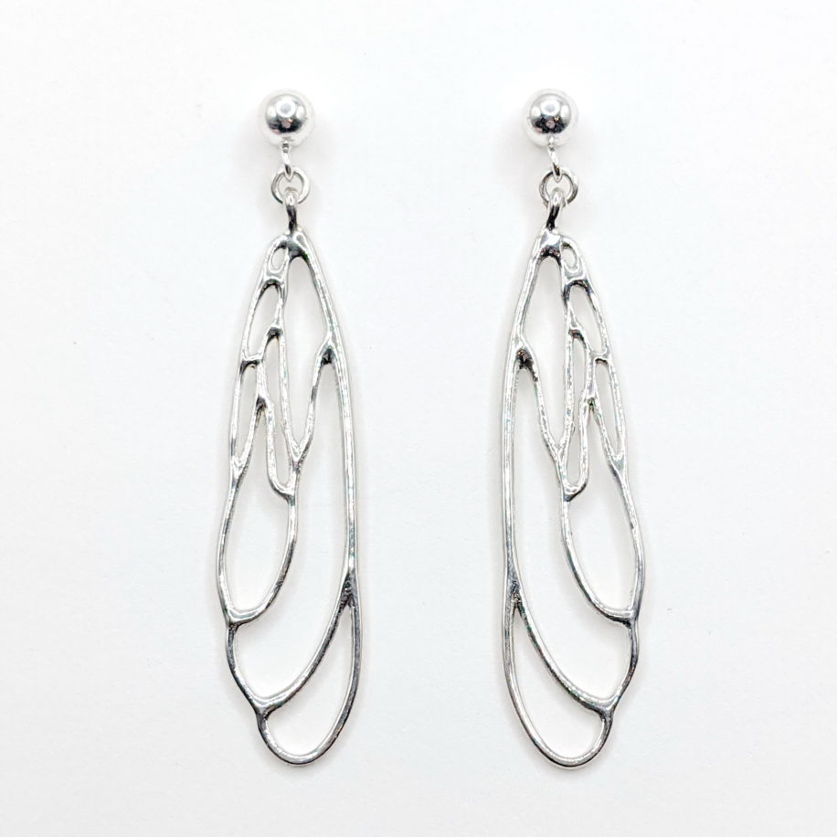 Small Dragonfly Earrings by Dorothée Rosen at The Avenue Gallery, a contemporary fine art gallery in Victoria, BC, Canada.