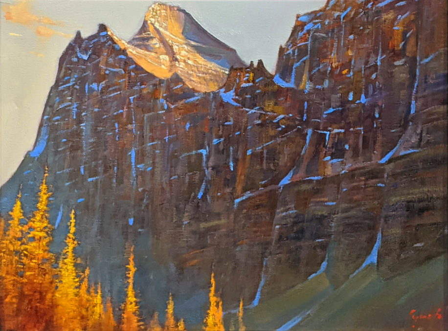 Opabin Pass Larch by Brent Lynch at The Avenue Gallery, a contemporary fine art gallery in Victoria, BC, Canada.
