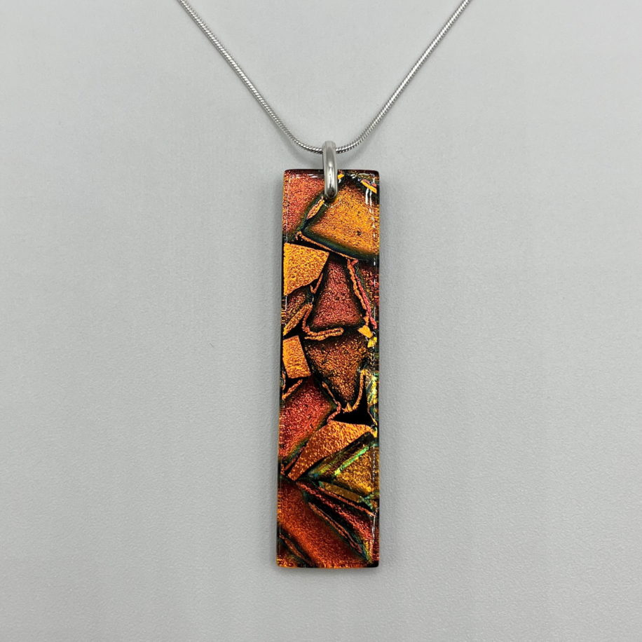 Mosaic Pendant (Medium) by Peggy Brackett at The Avenue Gallery, a contemporary fine art gallery in Victoria, BC, Canada.