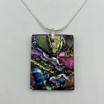 Mosaic Pendant (Large) by Peggy Brackett at The Avenue Gallery, a contemporary fine art gallery in Victoria, BC, Canada.