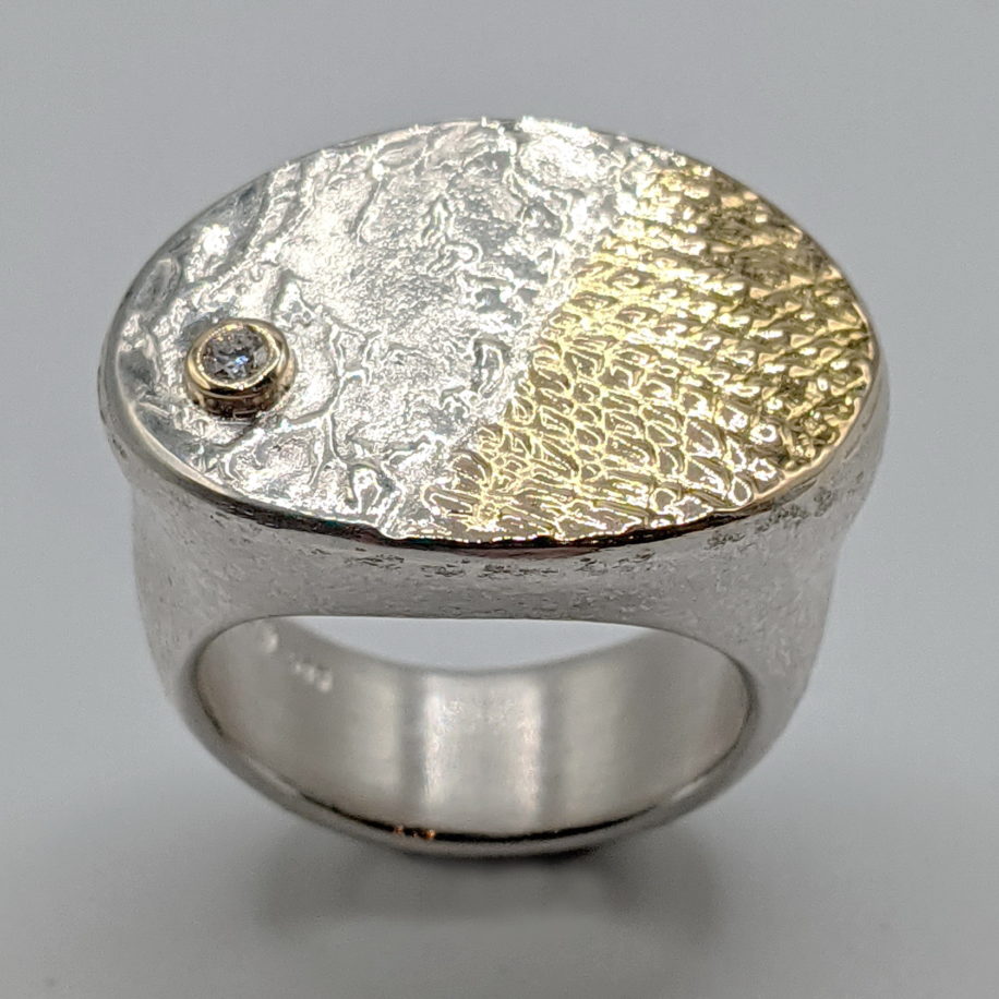 Reef Ring by Andrea Roberts at The Avenue Gallery, a contemporary fine art gallery in Victoria, BC, Canada.