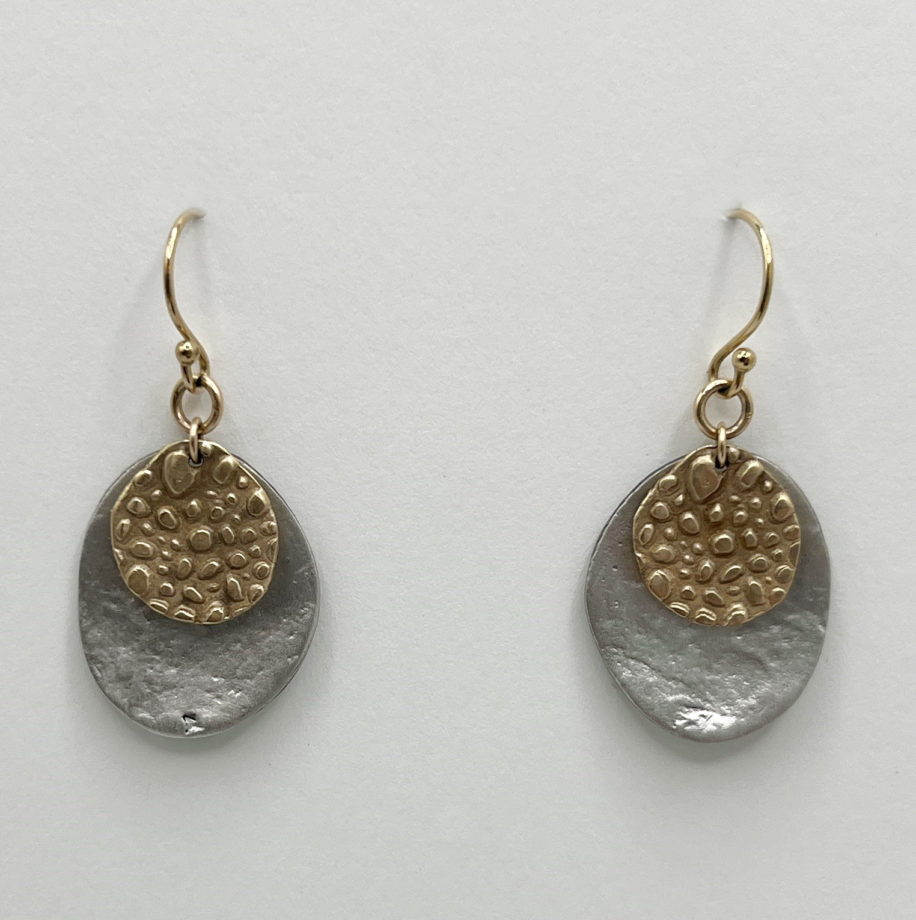 Small Nested Earrings by Air & Earth Design at The Avenue Gallery, a contemporary fine art gallery in Victoria, BC, Canada.