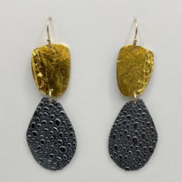 Narrows Earrings by Air & Earth Design at The Avenue Gallery, a contemporary fine art gallery in Victoria, BC, Canada.