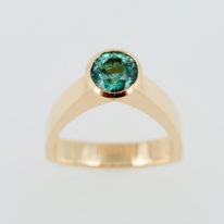 Teal Tourmaline Ring by Bayot Heer at The Avenue Gallery, a contemporary fine art gallery in Victoria, BC, Canada.