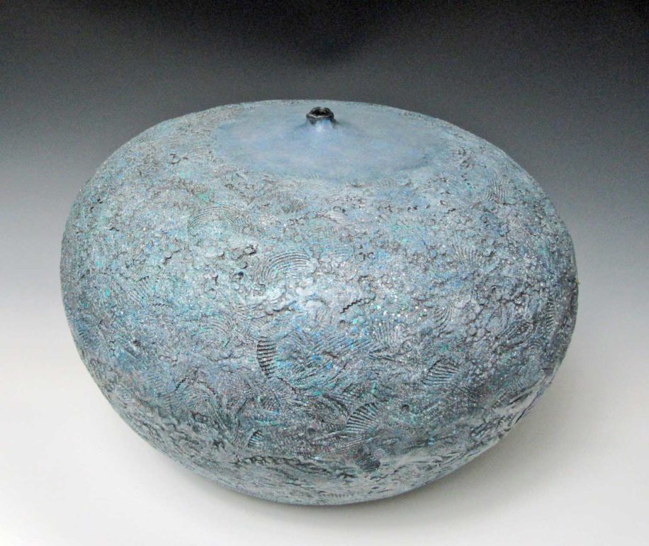Large Blue Moonrock by Sandra Dolph at The Avenue Gallery, a contemporary fine art gallery in Victoria, BC, Canada.