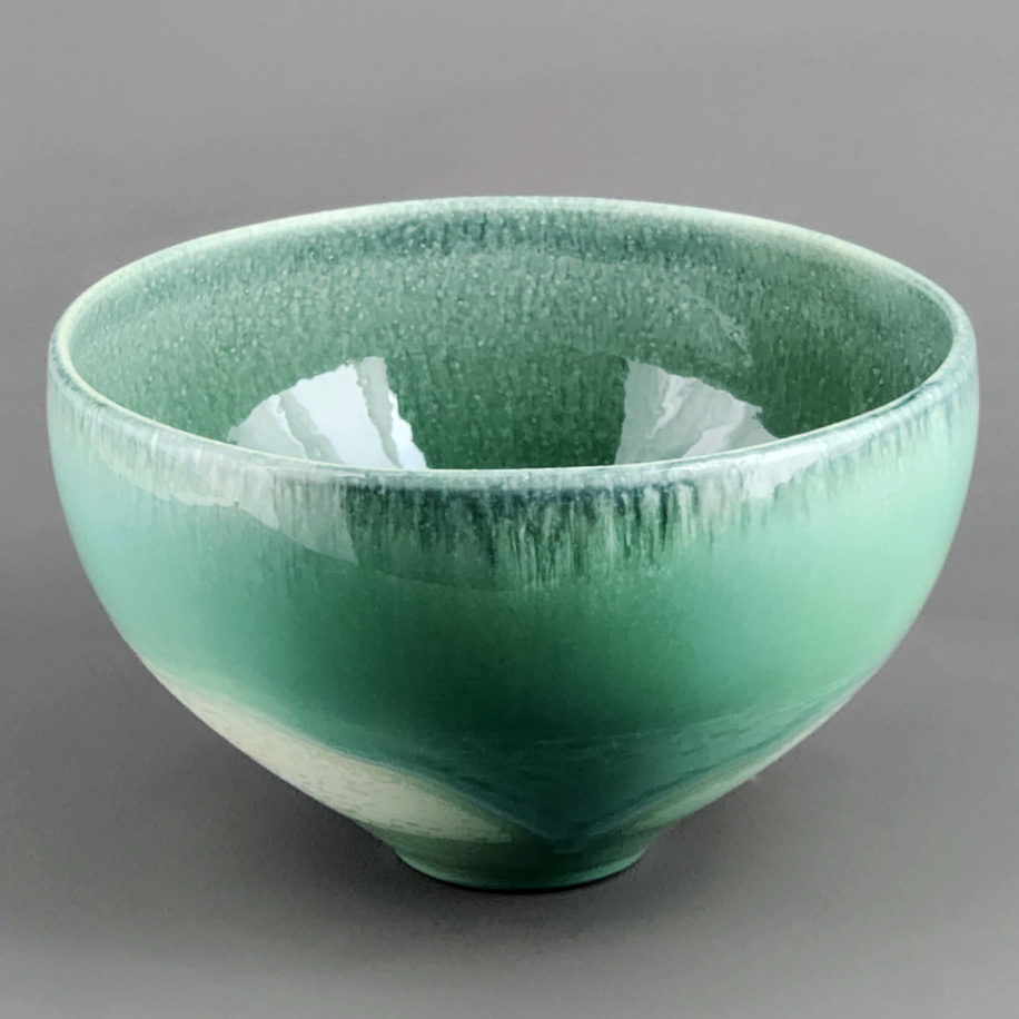 Green Soft Bowl by Derek Kasper at The Avenue Gallery, a contemporary fine art gallery in Victoria, BC, Canada.