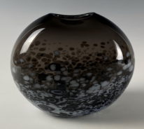 Tulip Vase (Grey) by Lisa Samphire at The Avenue Gallery, a contemporary fine art gallery in Victoria, BC, Canada.