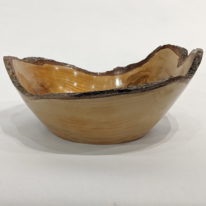 Natural Edge Plum Bowl by Laurie Ward at The Avenue Gallery, a contemporary fine art gallery in Victoria, BC, Canada.