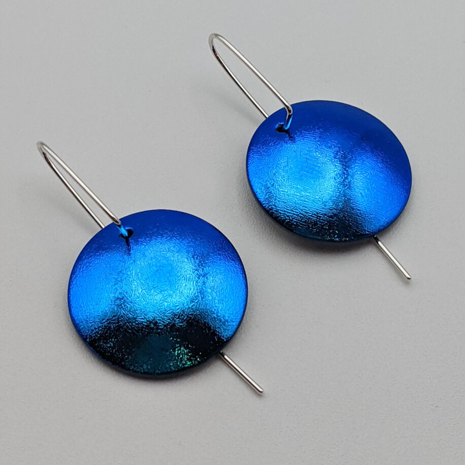 Oxygen Series Earrings by Peggy Brackett at The Avenue Gallery, a contemporary fine art gallery in Victoria, BC, Canada.