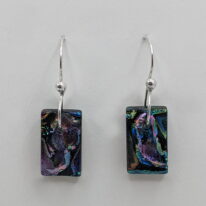 Mosaic Earrings (Small) by Peggy Brackett at The Avenue Gallery, a contemporary fine art gallery in Victoria, BC, Canada.
