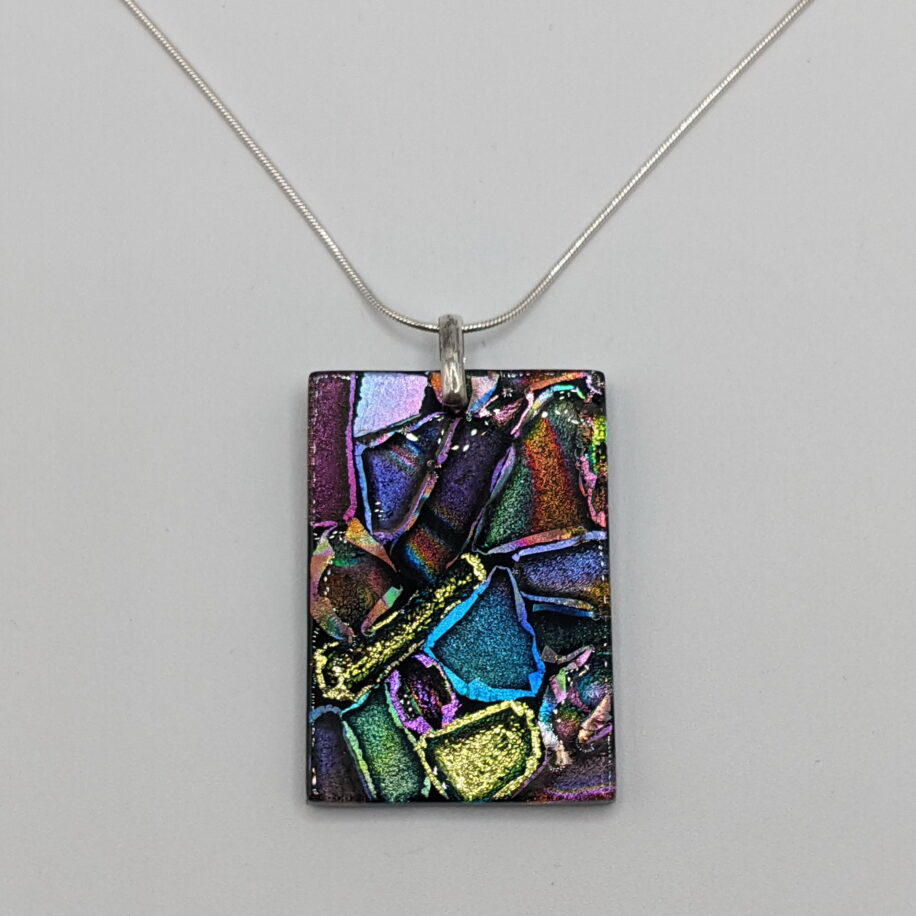 Mosaic Pendant by Peggy Brackett at The Avenue Gallery, a contemporary fine art gallery in Victoria, BC, Canada.