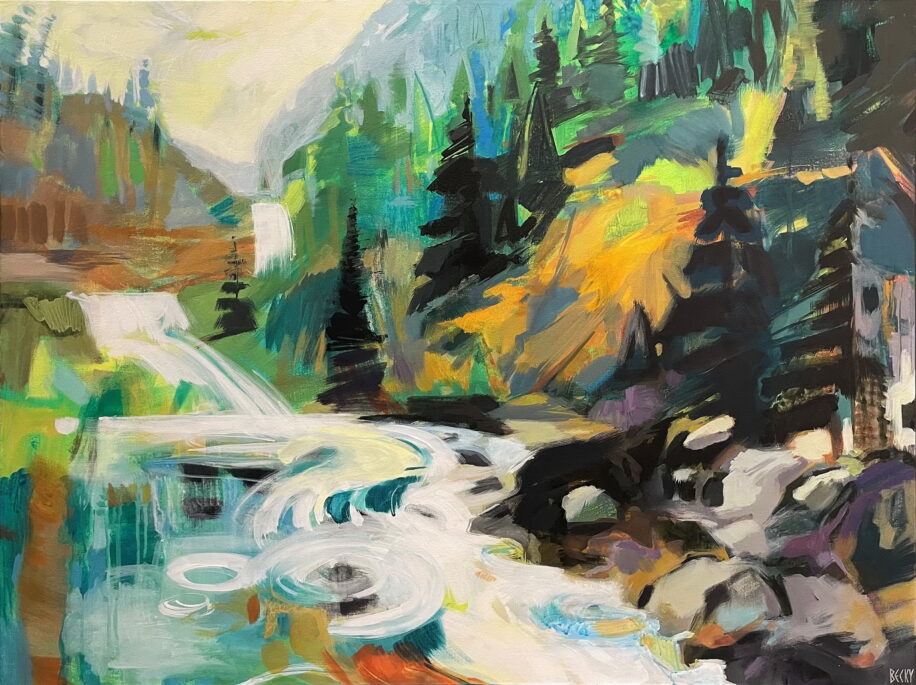 Finding Sanctuary by Becky Holuk at The Avenue Gallery, a contemporary fine art gallery in Victoria, BC, Canada.