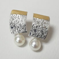 Sea Foam Earrings by Andrea Roberts at The Avenue Gallery, a contemporary fine art gallery in Victoria, BC, Canada.