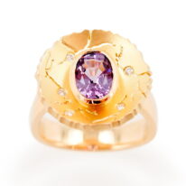 Purple Spinel & Diamond Ring by Bayot Heer at The Avenue Gallery, a contemporary fine art gallery in Victoria, BC, Canada.