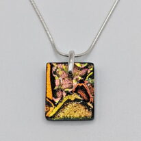Mosaic Flat Pendant (Extra Small) by Peggy Brackett at The Avenue Gallery, a contemporary fine art gallery in Victoria, BC, Canada.