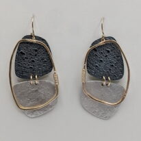 Zangle Earrings by Air & Earth Design at The Avenue Gallery, a contemporary fine art gallery in Victoria, BC, Canada.