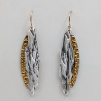 Emergence Earrings by Air & Earth Design at The Avenue Gallery, a contemporary fine art gallery in Victoria, BC, Canada.