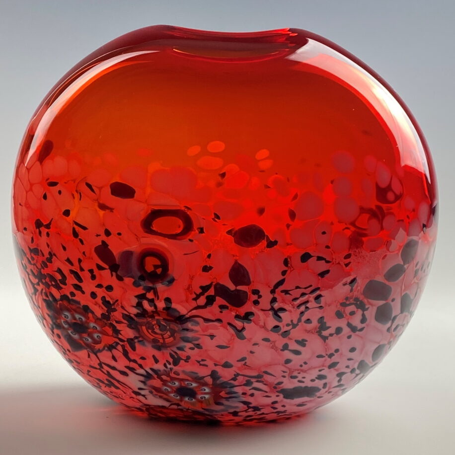 Tulip Vase (Red) by Lisa Samphire at The Avenue Gallery, a contemporary fine art gallery in Victoria, BC, Canada.