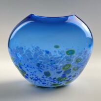 Tulip Vase (Light Blue) by Lisa Samphire at The Avenue Gallery, a contemporary fine art gallery in Victoria, BC, Canada.