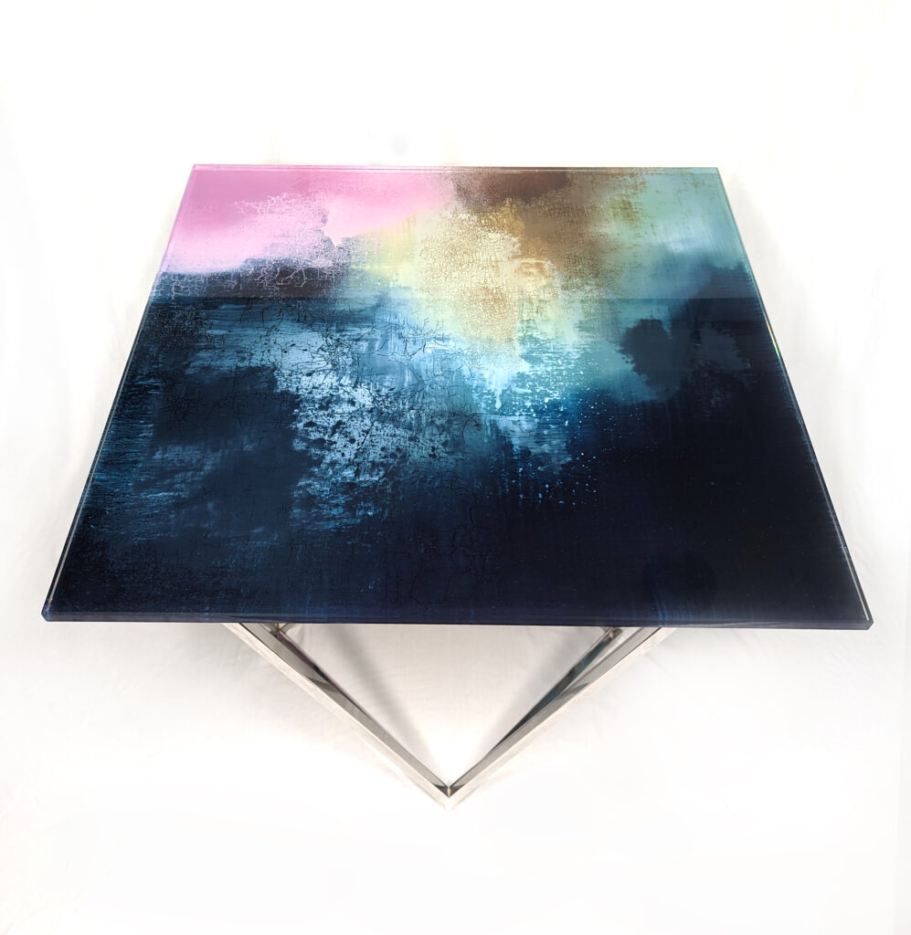 Side Table by Gordon Scott at The Avenue Gallery, a contemporary fine art gallery in Victoria, BC, Canada.