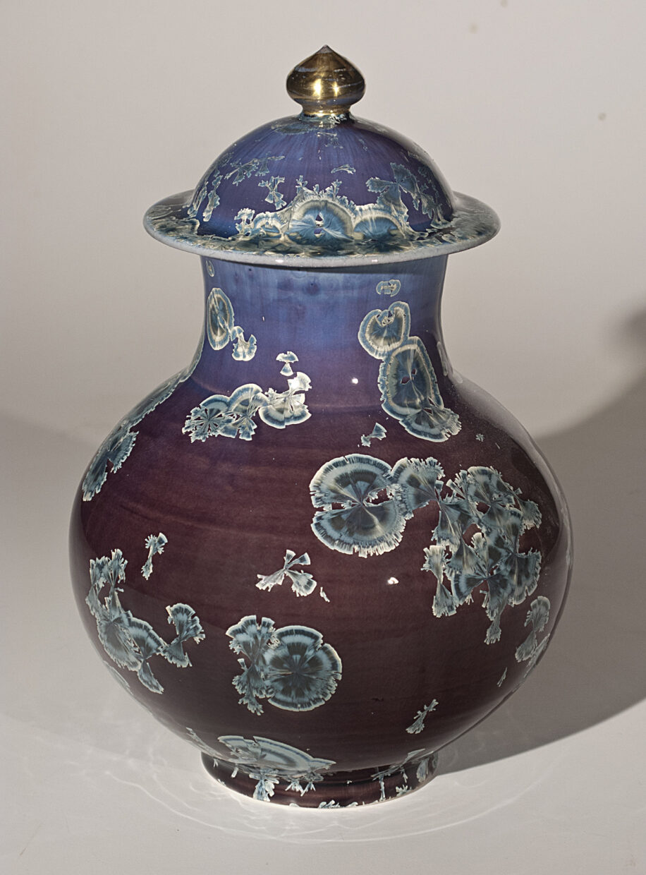 Lidded Jar, Purple Magic #323 by Bill Boyd at The Avenue Gallery, a contemporary fine art gallery in Victoria, BC, Canada.