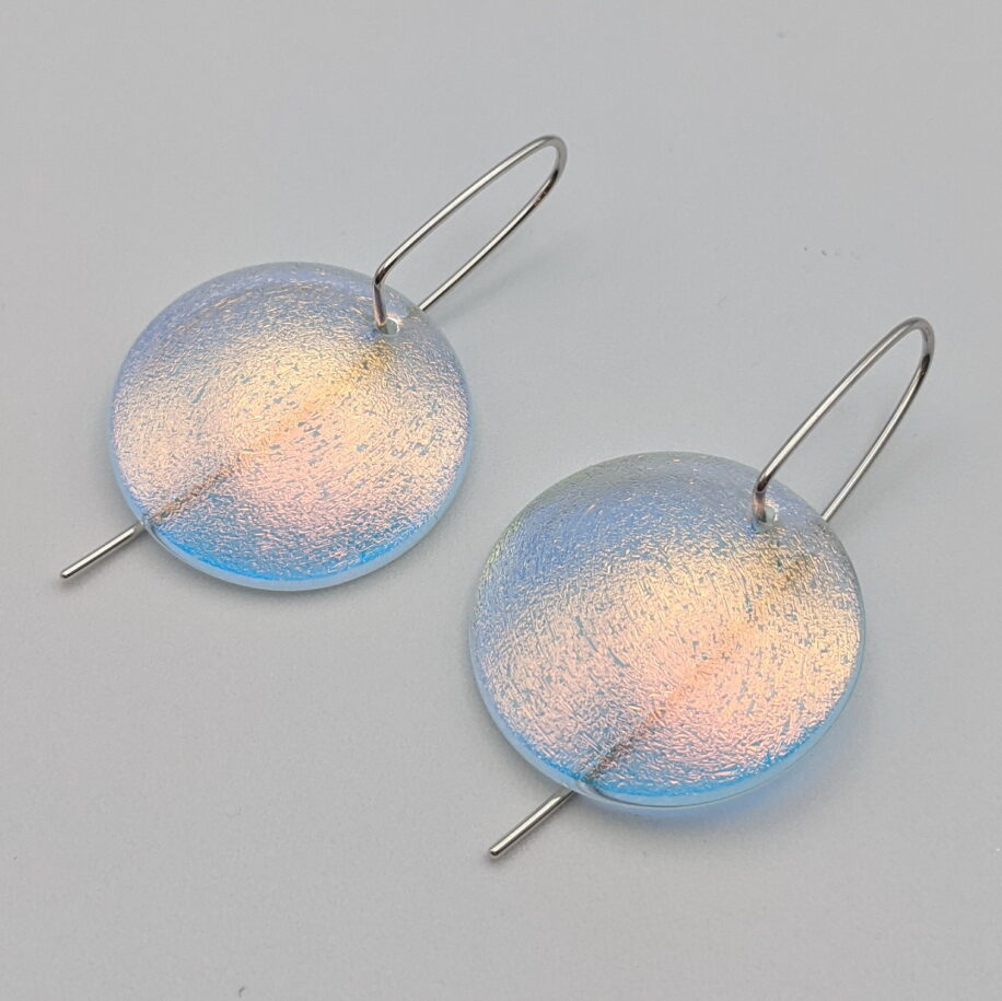 Oxygen Series Earrings by Peggy Brackett at The Avenue Gallery, a contemporary fine art gallery in Victoria, BC, Canada.