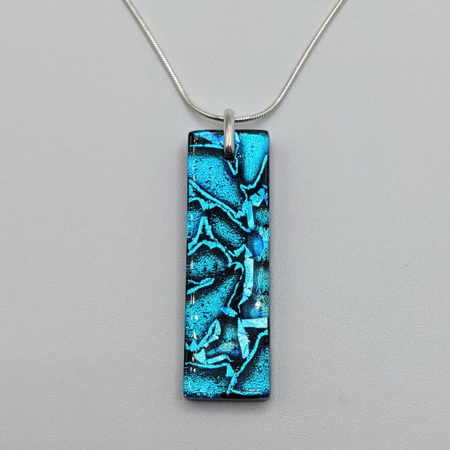 Flat Mosaic Pendant by Peggy Brackett at The Avenue Gallery, a contemporary fine art gallery in Victoria, BC, Canada.