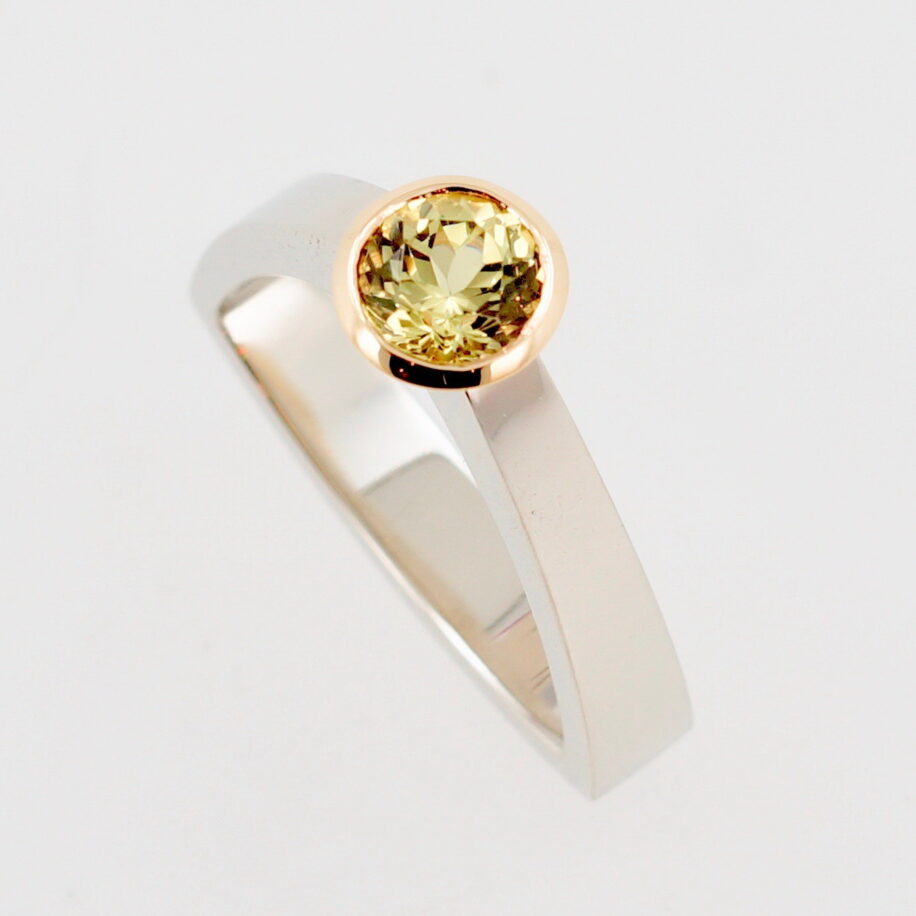 Mali Garnet Ring By Bayot Heer at The Avenue Gallery, a contemporary fine art gallery in Victoria, BC, Canada.