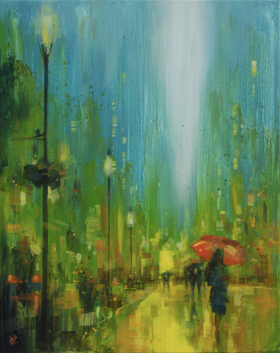 Spring Rain by William Liao at The Avenue Gallery, a contemporary fine art gallery in Victoria, BC, Canada.