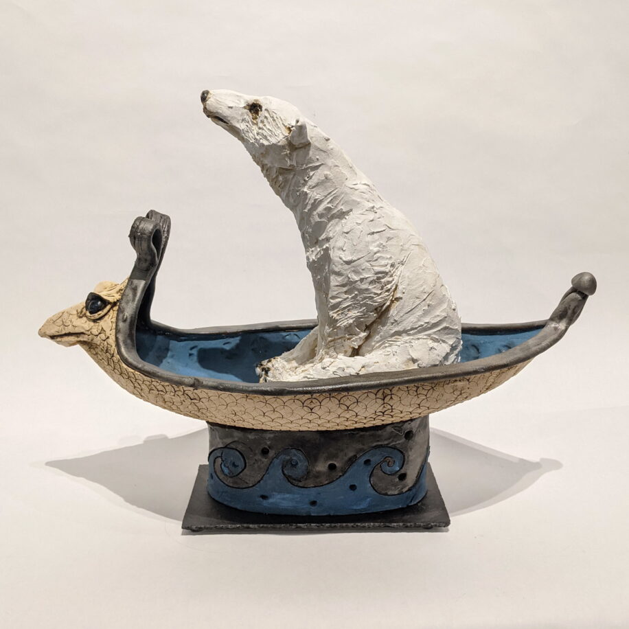 Polar Voyage by Carolyn Houg at The Avenue Gallery, a contemporary fine art gallery in Victoria, BC, Canada.