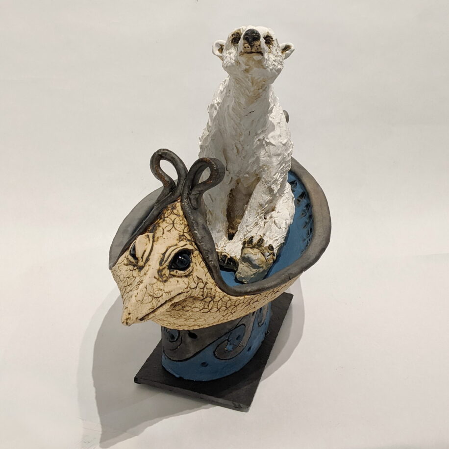 Polar Voyage by Carolyn Houg at The Avenue Gallery, a contemporary fine art gallery in Victoria, BC, Canada.