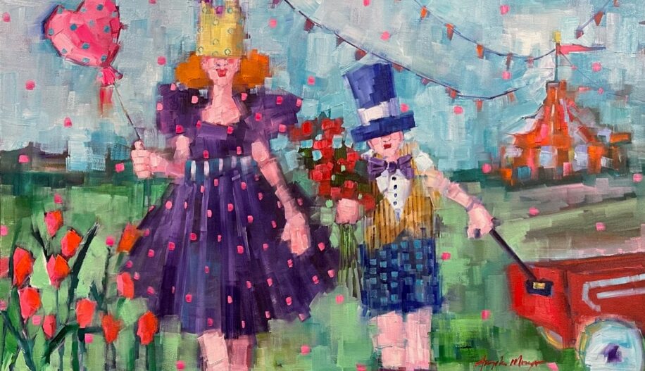 Love Blossoms by Angela Morgan at The Avenue Gallery, a contemporary fine art gallery in Victoria, BC, Canada.