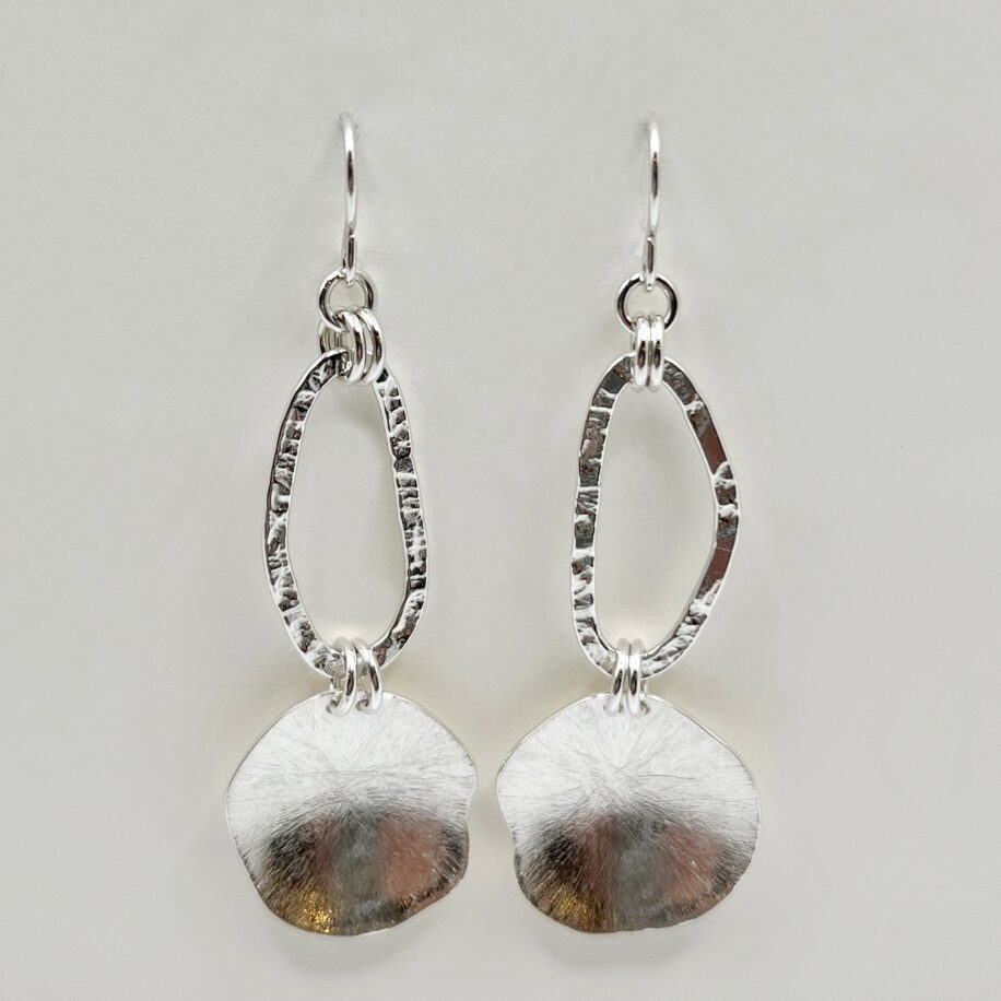 Boulder and Sun Earrings by A & R Jewellery at The Avenue Gallery, a contemporary fine art gallery in Victoria, BC, Canada.