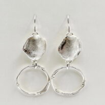 Boulder Below Sun Earrings by A & R Jewellery at The Avenue Gallery, a contemporary fine art gallery in Victoria, BC, Canada.