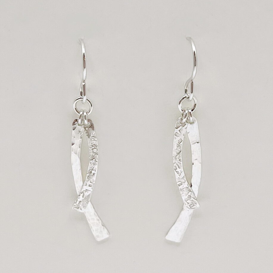 Double Long Bar Earrings (small) by A & R Jewellery at The Avenue Gallery, a contemporary fine art gallery in Victoria, BC, Canada.